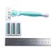 Vctitil Hair Removal Razor Holder - 1 Piece with 4 Stainless Steel Blades Anti-Slip Handle Manual Forearm Hair Trim - Green - Buy Online on SooperMarket.com
