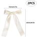 2 Pack Hair Bows for Girls and Women Large Bow Hair Clips Hair Barrette with Long Silky Satin Hair Accessories for Girls(Beige) - Buy Online on SooperMarket.com
