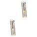 FOYTOKI 4 Pcs Long Lasting Eyebrow Pencils Eyebrow Pencil Dark Brown Black Eyebrow Pencil and Brush