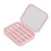 Silicone Makeup Brush Set Reusable Portable Eyeshadow Brush with HD Mirror ABS Material for Makeup Travel