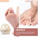 Beavorty Foam Corn Cushions - 2pcs Toe Pads with Elastic Strap for Callus, Bunion, and Toe Protection - White - Buy Online on SooperMarket.com
