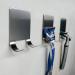 2 x Stainless Steel Razor Holder - Self Adhesive Double Hook Set for Bathroom Organization | Durable & Stylish - Buy Online on SooperMarket.com