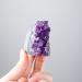 Crystal Rough 1PC Mini Natural Crystal Cluster Amethyst Block Original Stone Geode Quartz Specimen (Color : Amethyst Size : 30-50G) 30-50G Amethyst