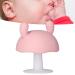 Silicone Mushroom Teething Toy for Infants 4+ Months - Pink - Buy Online on SooperMarket.com