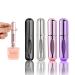 AFEIGE 4 PCS 5ML Perfume Atomisers Refillable Travel Perfume Atomiser Refillable Perfume Travel Bottle for Perfume Aftershave Travel Holiday and Night Out