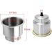 Stainless Steel Boat Cup Holder Inserts (5 Pack) - Marine/RV Camper Drink Holder with Drain - Lucky Seven - Buy Online on SooperMarket.com