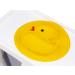 Qshare Toddler Plate - BPA-Free Suction Plate for Kids - Yellow Silicone Placemat 9x6x1.4 inch - Buy Online on SooperMarket.com