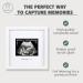 BabySquad Coming Soon Photo Frame 7x7 | Baby Shower & Sonogram Gift | Handcrafted White Wooden Frame - Buy Online on SooperMarket.com