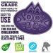 Veterinarian-Designed Large Purple Cat Puzzle Feeder Bowl for Enrichment and Activity - Buy Online on SooperMarket.com