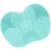 Dajidafu Women Eyeshadow Foundation Concealer Makeup Brush Cleaning Mat Hotel Portable Nonslip Eyebrow Pen Silicone Washing Pad Green - Buy Online on SooperMarket.com