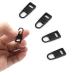 Zipper Pull Tab Replacement Luggage Zipper Pull Extension Backpack Zippers Tags Handle Mend Fixer Repair for Suitcase Black 4pcs