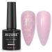 MIZHSE Pearl Gel Nail Polish Pink Shimmer Pearl Nail Gel for Gel Nails Pearlescent Nail Polish with Thread Shell Gel Polish 10 x 1 Soak Off UV LED Lamp Y007