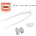 Fake Gold Teeth Grills For Your Teeth Plating Teeth Brace Fashionable Metal Teeth Decoration Jewelry For Halloween Party (Silver) - Buy Online on SooperMarket.com