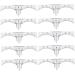 NOLITOY 20 Pcs Eyebrow Guide Measure Tool Microblading Eyebrow Ruler Artifact Disposable - Buy Online on SooperMarket.com