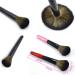 Wine Red Cosmetic Brush Set - Wood Handle Nylon Foundation & Blush Brush for Effortless Makeup Application - Buy Online on SooperMarket.com
