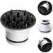 Healeved Hair Dryer Diffuser Plastic Flat Hair Blow Narrow Concentrator Replacement Hairdressing Salon Styling Tool Accessories for Home Barbershop White - Buy Online on SooperMarket.com