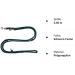 Dogeline Double-Leash Practice Line for Medium Dogs up to 45kg | 39 Colors | 3.50m Black Fir - Stable & Durable - Buy Online on SooperMarket.com