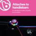 Brightz LED Light Up Bike Bell with Clear Ring Sound - Twinkling Rainbow Color LED Ring Light - Space Pink Bicycle Accessory for Kids and Adults - Buy Online on SooperMarket.com