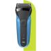 Braun Series 3 310BT Electric Razor for Men - 3-in-1 Trimmer Rechargeable Wet & Dry 30-Min Run Time Black/Blue - Ideal Beard Grooming Tool - Buy Online on SooperMarket.com