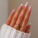 Vatocu Christmas False Nails Short Red Press on Nails Snowflakes Elk Fake Nails Snowman Acrylic Stick on Nails for Women and Girls(24pcs)