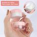 24-Pack Mini Pink Lip Balm Jars - Empty Plastic Cream Cans for Travel Cosmetics and Nail Art - Perfect for Creams Lotions & Masks - Buy Online on SooperMarket.com