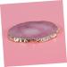KALLORY Makeup Pallet Round Tray Nail Painting Tray Manicure Resin Palette Gel Finished Nail Art Nail Polish Medium Purple - Buy Online on SooperMarket.com