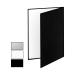 Meking 3 in 1 Photography Reflector Cardboard 17"x12"/42x30cm A3 Folding Light Diffuser Board for Still Life Product and Food Photo Shooting - Black Silver and White 1 Pack 17 x 12 Inch