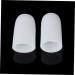 White Gel Toe Protectors - Pair of Eversion Shoe Caps for Blisters & Foot Protection - Buy Online on SooperMarket.com
