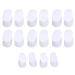 Anggrek Gel Toe Separators - 8 Pairs Silicone Toe Separators for Pain Relief and Hallux Valgus Corrector - Reduce Friction Between Toes - Sizes Small to Large - Buy Online on SooperMarket.com