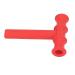Sensory Chewing Oral Motor Skills Tool | T-Shaped Chewing Tube for Speech Training | Chewing Tubes for Kids & Adults - 8x6 cm Red - Buy Online on SooperMarket.com
