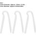 Pack of 10 Flexible Hearing Aid Tubes Type R | BTE Earmold Replacement Acoustic Tubes (3.6 x 2.0 mm) - International Shipping Available - Buy Online on SooperMarket.com