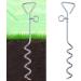 Dog Stake Metal Pet Stake Spiral Tie-Out Pet Supply Tether Dog Leash Anchor Stakes with Spiral Shape Suitable for Outdoor Yard and Camping Small Medium and Large Pets Stake-Out Spike Dog tie out - Buy Online on SooperMarket.com