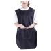NOLITOY Barber Cape Fashion Design Haircut Apron Barber Apron Beauty Salon Smock Black Apron Tank Tops Black Work Dress Black Tank Top Cape for Barber Shop Barber Supplies Disposable Cloak