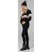 Happy Mama Women's Maternity Nursing Zipped Sweatshirt 1110 - Black & Anaconda Print - Size 14 - Buy Online on SooperMarket.com