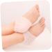 minkissy 15 Pairs Pedicure Heel Crack Reusable Moisturizing Heal Dry Cracked Heels Silicone Heel Grips Cushion Sleeves Foot Silicone Heel Pads Spa Heel Sleeve Gel Heel Protectors Sock Set - Buy Online on SooperMarket.com