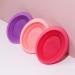 Makeup Brush Scrub Pad Portable Washing Tool Scrubber Brush Cleaner Tool Makeup Brush Cleaning Pad Foldable Bowl Cleaning Tools Folding Silicone Bowl Travel Bowl Silica Gel Make up - Buy Online on SooperMarket.com