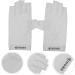 Mikinona 1 Pair UV Gloves Gel Nail Gloves Half Finger Gloves Outdoor Gloves Nail Art Skin Care Supply Summer Beach Gloves Womens Gloves UV Hand Protection Shield White LED Women's Fabric - Buy Online on SooperMarket.com