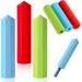 Gehanico 6-part sensory chewing pencil cover set chewable pencils autism chicken stuff for sensory children boys and girls oral motor needs 3 colors