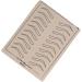 Beavorty 18 Sheets Eyebrow Microblading Skin Vehicle Grab Handles Eyebrow Training Skin Practice Skin - Buy Online on SooperMarket.com