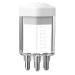 Scalp Applicator Kamm Hair Oil Applicator for Medicine Head Head Liquid Cam Hair Treatment Scalp Massage Cycling Hair oil Applicator bottle for scalp hair oil Applicator Haut Transparent White