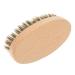 Premium Mini Beard Brush for Men - Wild Boar Oval Design | Facial Hair Cleaning & Grooming Tool (9x5x3 cm) - Buy Online on SooperMarket.com