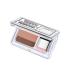 Lazy Eyeshadow Long Lasting Waterproof Eyeshadow Two Tone Glitter Gradient Eye Shadow Palette with Brush Lazy eyeshadow