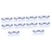 FOMIYES 10 Pairs Paper Cutting Lashes False Eyelashes Kit Artificial Eyelashes False Lashes Makup Party Eyelash Dress Masquerade Lashes Pink Cutting Shears Fake Lashes Natural The Photo
