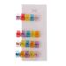 caralin Candy Color Cartoon Panda Bear Hair Clips Mixed Gummy Bear Barrette Candy Hairpins Hair Accss for Family Gathering As Pic Shows