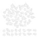 Gogogmee 3 Manicure Tools Algodones Para Desmaquillar Gel Nail Polish Remover Lint Nail Wipes Nail Remover Tool Nail Polish Removal Tool Nail Cleaning Tool Cotton White