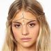 Prosy Bridal Rhinestone Head Chain Headpiece Wedding Headband Bead Hair Piece Festival Hair Jewerly for Bride and Bridesmaids (Gold)