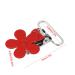 10 Pcs Mini Plum Shape Pacifier Suspender Clips - Durable Clip Holders with 25mm Ring Inner Diameter for Secure Baby Pacifier Attachment - Buy Online on SooperMarket.com