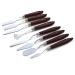8 Pack Painting Knife Set, Stainless Steel Palette Knife Set, Prefessional Painting Knives Spatula with Wood Hnadle, Painting Tools Set for Oil Paint Canvas Artists Beginners
