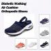 Diabetic Walking Air Cushion Orthopedic Slip-on Shoes for Men Women - Black, Size 11 - Buy Online on SooperMarket.com