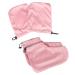 Uonlytech 2 Pairs Gloves Paraffin Hand Paraffin Wax Foot Cover Wax Bath Foot Cover Hot Wax for Hands Parrafin Wax for Hands Disposable Underpads Paraffin Accessories Hand Use Dip Wax Pink
